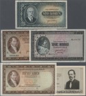Czechoslovakia: huge set with 38 Banknotes from 1945 till 1950's comprising 100, 500 and 1000 Korun ND(1945-46) P.63-65, 5000 Korun 1945 P.75 and many...