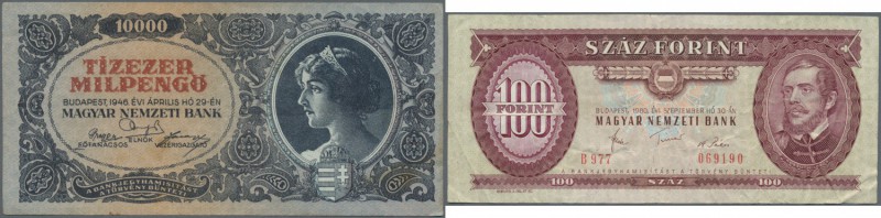 Hungary: 1920/1993 (ca.), ex Pick 58-174, quantity lot with 1285 Banknotes in go...