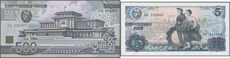 Korea: 1978/1998 (ca.), ex Pick 19-44, quantity lot with 307 Banknotes in good t...