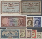 Macau: very nice set with 10 Banknotes starting with the 1 Pataca 1905-12, P.1 (F-) till the 1963 series with 5 and 10 Patacas P.49, 50 (XF+), contain...