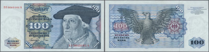 Deutschland - Bank Deutscher Länder + Bundesrepublik Deutschland: 100 DM 1977 Er...