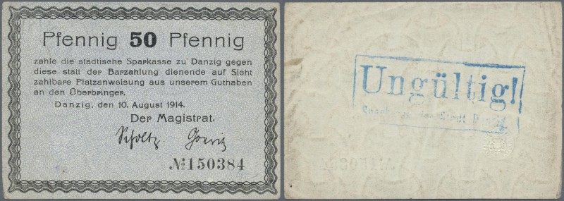 Deutschland - Nebengebiete Deutsches Reich: 50 Pfennig Magistrat der Stadt Danzi...