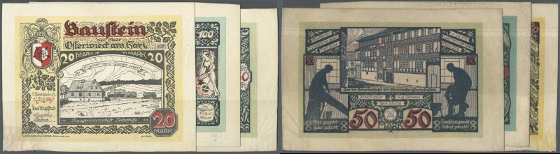 Deutschland - Notgeld besonderer Art: Osterwieck, 20 Mark, gelb / rot / schwarz,...