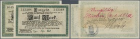 Deutschland - Länderscheine: Mecklenburg-Schwerin, Großherzogliche Kommission zur Verwaltung des Domanial-Kapital-Fonds, 5 Mark, 20 Mark, 14.11.1918, ...