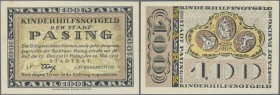 Deutschland - Notgeld - Bayern: Pasing, Stadt, Kinderhilfs-Notgeld, 100 Mark, 20.5.1921, Erh. I-