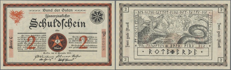 Deutschland - Notgeld - Berlin und Brandenburg: Berlin, Bund der Guten, 2 Mark, ...