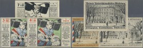 Deutschland - Notgeld - Niedersachsen: Bückeburg, Private Unterrichtsanstalten, 1 1/2, 3, 4 Mark, 1.3.1921, mit KN und Stempel, Erh. II, total 3 Schei...