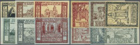 Deutschland - Notgeld - Rheinland: Malberg bei Kyllburg, Eifeler Volksbühne e. V., 6 x 1 Mark, 1922, Schein 5 rechts 2 mm zu kurz, Erh. I, total 6 Sch...