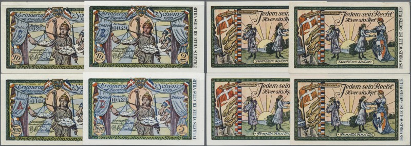 Deutschland - Notgeld - Schleswig-Holstein: Flensburg, A. Pinkert, 2 x 2 Mark, (...