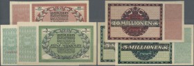 Deutschland - Notgeld - Württemberg: Stuttgart, Waldorf-Astoria Cigarettenfabrik AG, 5, 20 Mio. Mark, September 1923, dünnes Papier ohne Wz., wohl von...