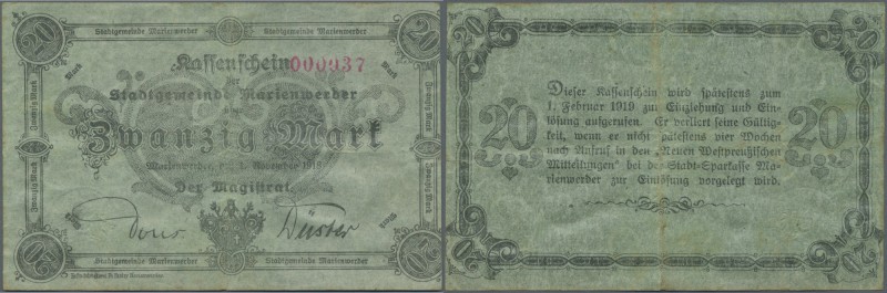 Deutschland - Notgeld - Ehemalige Ostgebiete: Marienwerder, Westpreußen, Stadt, ...