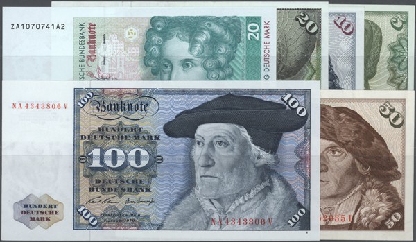 Deutschland - Bank Deutscher Länder + Bundesrepublik Deutschland: kleines Lot mi...