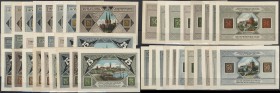 Deutschland - Notgeld - Schleswig-Holstein: Lübeck, 1. Nordischer Briefmarkensammler- und Händlertag, 5.-7.9.1921, beeindruckendes Sammellot von 234 S...
