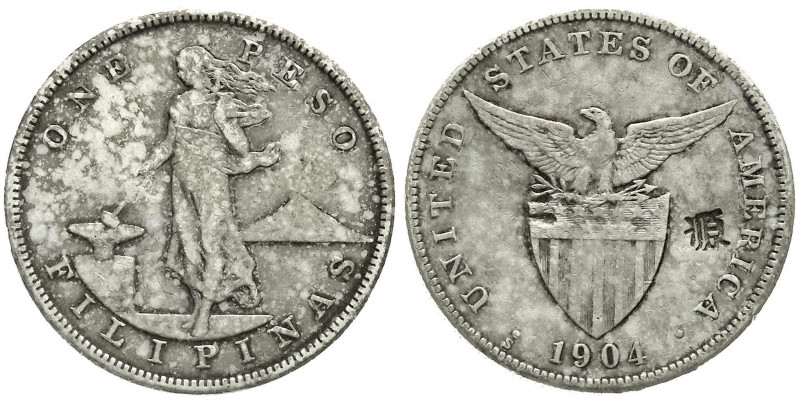 CHINA und Südostasien
Philippinen
Amerikanisch, 1898-1935
Peso 1904 S. sehr s...
