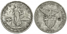 CHINA und Südostasien
Philippinen
Amerikanisch, 1898-1935
Peso 1904 S. sehr schön, chines. Chopmark. Krause/Mishler 168.