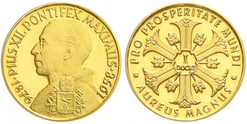 Ausländische Goldmünzen und -medaillen
Italien-Kirchenstaat
Pius XII., 1939-19...