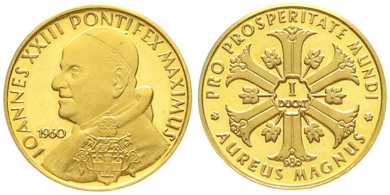 Ausländische Goldmünzen und -medaillen
Italien-Kirchenstaat
Johannes XXIII., 1...
