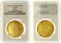 Ausländische Goldmünzen und -medaillen
Kolumbien
Republik Neu Granada, 1837-1859
16 Pesos GOLD 1844 Popayan. 27 g. 875/1000. NGC Grading AU53 Exemp...