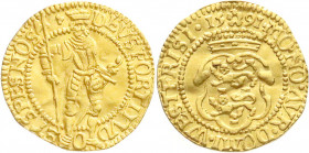 Ausländische Goldmünzen und -medaillen
Niederlande-Westfriesland
Dukat 1591 ("ungarischer Typ"). 3,40 g. sehr schön/vorzüglich, gewellt. Delmonte 83...
