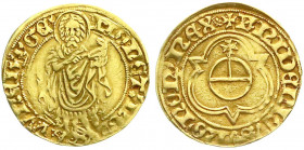 Altdeutsche Goldmünzen und -medaillen
Lüneburg, Stadt
Goldgulden o.J. mit Namen Friedrichs. 3,23 g. gutes sehr schön, selten. Friedberg 1512. Mader ...