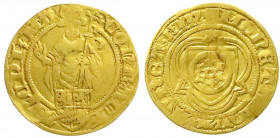 Altdeutsche Goldmünzen und -medaillen
Mainz-Erzbistum
Konrad III. von Dhaun, 1419-1434
Goldgulden o.J.(1430/1433) Bingen 3,11 g schön/sehr schön, K...