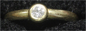 Schmuck und Accessoires aus Gold
Fingerringe
Damenring CARTIER Gelbgold 750/1000, besetzt mit 1 Brillant, ca. 0,1 ct. 2,61 g. Ringgröße 15.