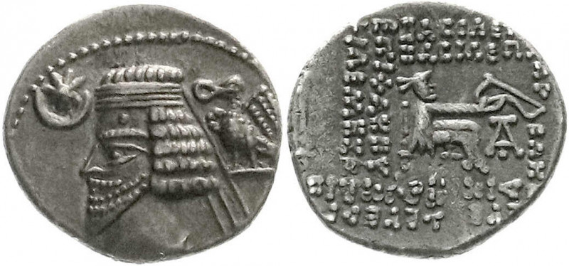 Altgriechische Münzen
Parthia
Königreich der Arsakiden
Drachme 38/2 v. Chr. E...