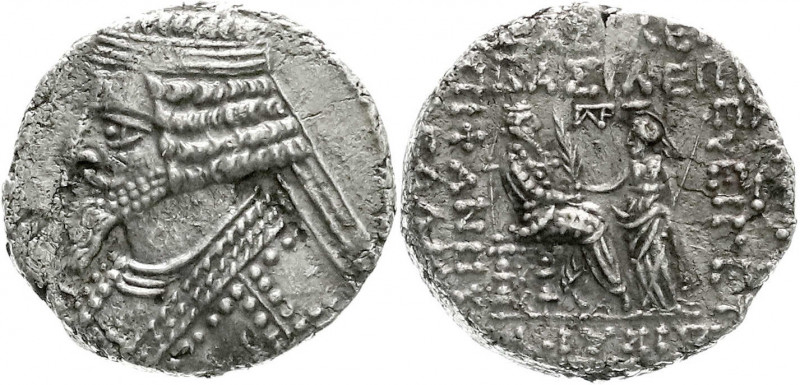 Altgriechische Münzen
Parthia
Königreich der Arsakiden
Tetradrachme 38/2 v.Ch...