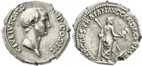 Römische Münzen
Imperatorische Prägungen
C. Julius Caesar 50-44 v. Chr
Beckersche Fälschung eines Denars. Fantasieprägung ohne antike Vorlage einer...