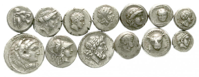 Lots antiker Münzen
Griechen
Schöne Sammlung von 13 versch. Beckerschen Fälsch...