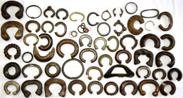 Primitivgeld und Ethnika
Zusammenstellungen/Lots
Hochinteressante Sammlung von 59 versch. Manillas, die meisten Bronze und untersch. afrikanischen U...