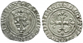 Ausländische Münzen und Medaillen
Frankreich
Karl VII., 1422-1461
Florette o.J.(1418/1422). vorzüglich, schöne Patina. Ciani 535.