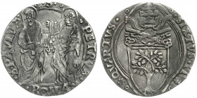 Ausländische Münzen und Medaillen
Italien-Kirchenstaat
Sixtus IV., 1471-1484
Grosso o.J. Rom. Paulus und Petrus. sehr schön. Berman 452.