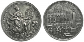 Ausländische Münzen und Medaillen
Italien-Kirchenstaat
Innocenzo XII., 1691-1700
Silbermedaille 1700 von Arondeaux. Auf das neue Jahrhundert. 40 mm...