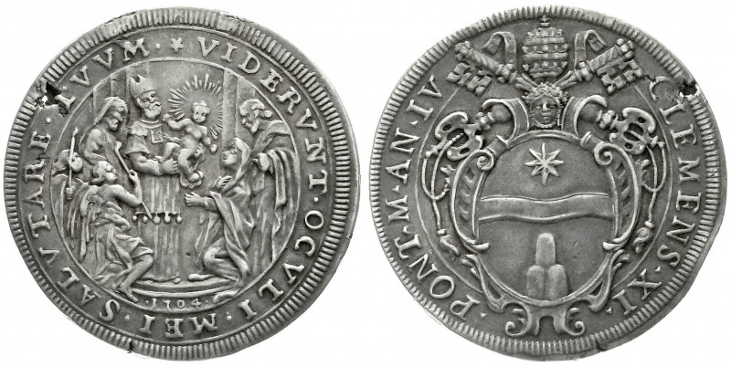 Ausländische Münzen und Medaillen
Italien-Kirchenstaat
Clemens XI., 1700-1721...