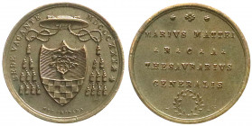 Ausländische Münzen und Medaillen
Italien-Kirchenstaat
Sedisvakanz 1830-1831
Bronzemedaille 1830 von Cerbara. Marius Mattei. 31 mm. vorzüglich. Boc...