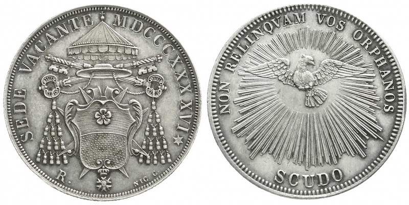 Ausländische Münzen und Medaillen
Italien-Kirchenstaat
Sedisvakanz, 1846
Scud...