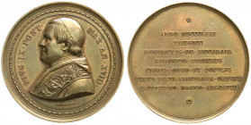 Ausländische Münzen und Medaillen
Italien-Kirchenstaat
Pius IX., 1846-1878
Bronzemedaille v. I. Bianchi 1863 auf das 300-jähr. Jubiläum des Abschlu...