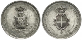 Ausländische Münzen und Medaillen
Italien-Kirchenstaat
Leo XIII., 1878-1903
Silbermedaille 1879 a.d. Wiederherstellung des Malteser Ordens durch Pa...