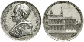 Ausländische Münzen und Medaillen
Italien-Kirchenstaat
Leo XIII., 1878-1903
Silbermedaille 1884 von Bianchi. Lateran Basilica. 43 mm; 36,13 g. vorz...