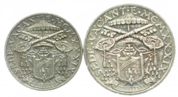 Ausländische Münzen und Medaillen
Italien-Kirchenstaat
Sedisvakanz, 1939
2 Stück: 5 und 10 Lire Silber 1939. beide Stempelglanz, Prachtexemplare mi...