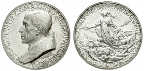 Ausländische Münzen und Medaillen
Italien-Kirchenstaat
Pius XII., 1939-1958
Silbermedaille 1950 v. Mistruzzi. Dogma der leiblichen Aufnahme Mariens...