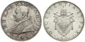 Ausländische Münzen und Medaillen
Italien-Kirchenstaat
Johannes XXIII., 1958-1963
Silbermedaille 1958 von Giampaoli. Brb. l./Wappen. 50 mm; 57,73 g...
