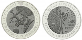 Ausländische Münzen und Medaillen
Kasachstan
15 X 500 Tenge Bimetall Tantal/Silber 2012. Raumstation Mir. In Etuis mit Zertifikaten. Aufl. nur 5000 ...