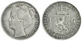 Ausländische Münzen und Medaillen
Niederlande
Wilhelmina, 1890-1948
Gulden 1906. fast sehr schön, kl. Randfehler, besseres Jahr. Krause/Mishler 122...