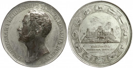 Ausländische Münzen und Medaillen
Russland
Nikolaus I., 1825-1855
Altes, versilbertes Museums-Galvano zur Medaille 1835 von H. Gube / A. Lyalin. Gr...