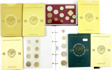 Ausländische Münzen und Medaillen
Russland
Lots
20 versch. original Kursmünzensätze: 1957, 1961, 1962, 1964, 1965, 1966, 2 versch. Varianten (5 und...