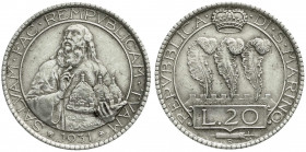 Ausländische Münzen und Medaillen
San Marino
20 Lire 1931. vorzüglich, kl. Kratzer. Krause/Mishler 10.