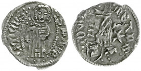 Ausländische Münzen und Medaillen
Serbien
Balsa III. Durdevic 1403-1421
Groschen o.J. für Zeta. sehr schön, Randfehler, sehr selten Exemplar 111. T...