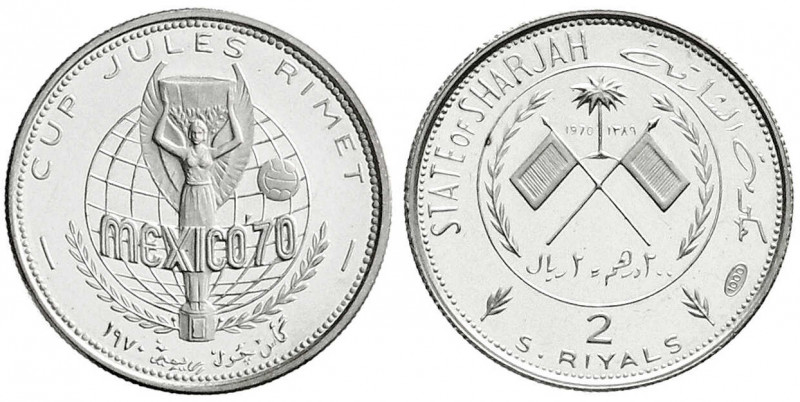 Ausländische Münzen und Medaillen
Sharjah
Khalid Bin Muhammad al Qasimi, 1964-...